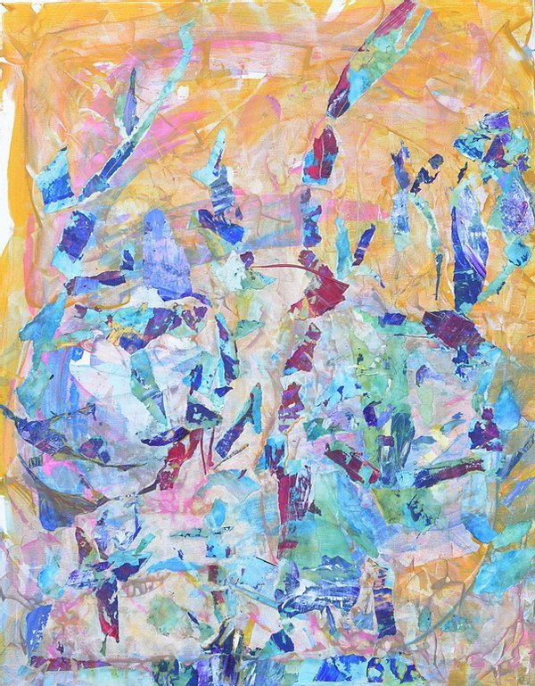 Aleksandra Durman 'Bees Knees' (Acrylics & Paper on Canvas 80 x 60 cm) 2020 Aleksandra Durman 'Bees' (Acrylics & Paper on Canvas 80 x 60 cm) 2020