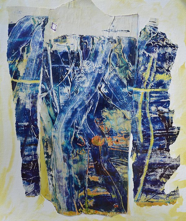 Aleksandra Durman 'Dancing Tree' (Acrylics & Paper on Canvas 30 x 25 cm) 2020 'Dancing Tree' (Acrylics & Paper on Canvas 30 x 25 cm) 2020