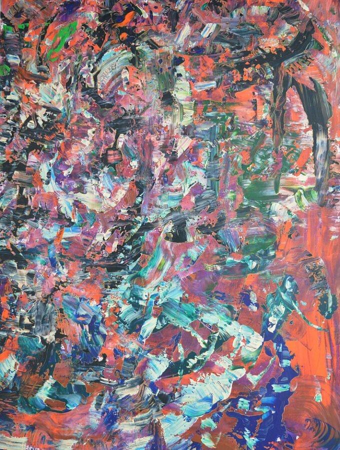 Aleksandra Durman 'Fragments Of Love' (Acrylics on Canvas 122 x 92 cm) 2017 'Fragments Of Love' (Acrylics on Canvas 122 x 92 cm) 2017