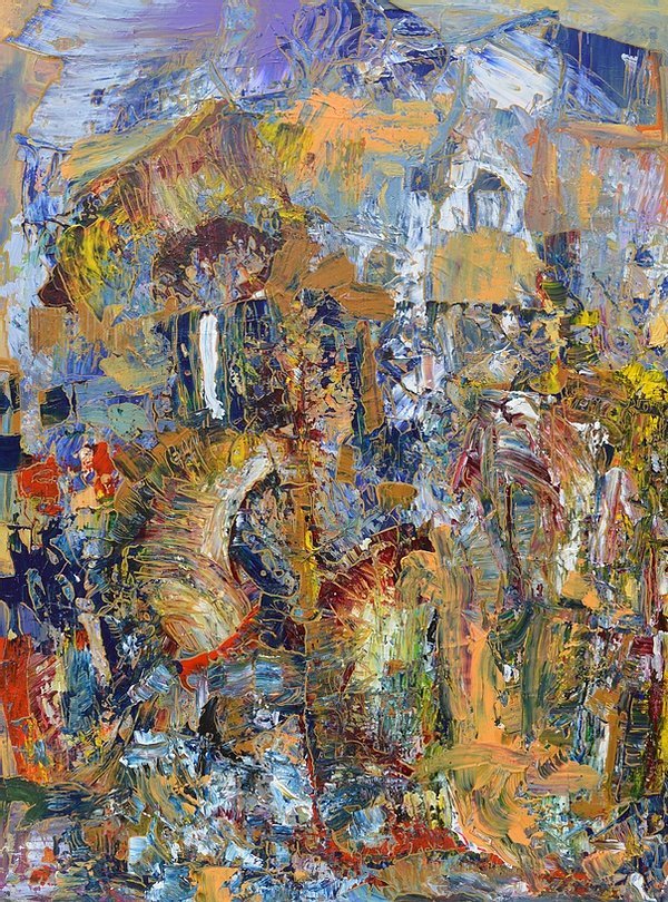 Aleksandra Durman 'Lady Of The Rocks' (Acrylics on Canvas 80 x 60 cm) 2015 'Lady Of The Rocks' (Acrylics on Canvas 80 x 60 cm) 2015