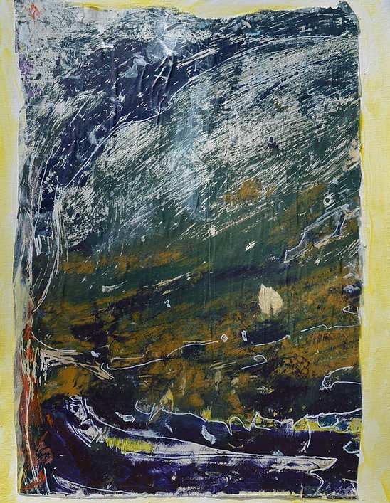 Aleksandra Durman 'Leaf' (Acrylics & Paper on Canvas 30 x 25 cm) 2020 'Leaf' (Acrylics & Paper on Canvas 30 x 25 cm) 2020