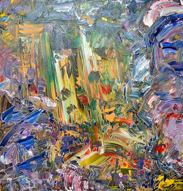 Aleksandra Durman 'Rays Of Light' (Acrylics on Canvas 50 x 50 cm) 2015 'Rays Of Light' (Acrylics on Canvas 50 x 50 cm) 2015