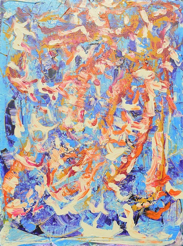 Aleksandra Durman 'Sharing The Same Sun' (Acrylics on Canvas 80 x 60 cm) 2016 'Sharing The Same Sun' (Acrylics on Canvas 80 x 60 cm) 2016