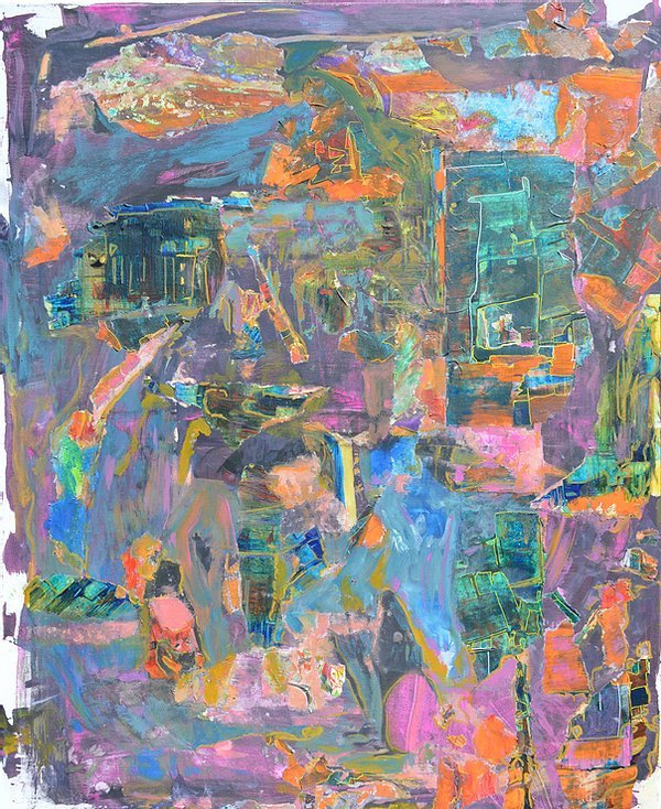 Aleksandra Durman 'Universal Geometry' (Acrylics on Canvas 76 x 61 cm) 2020 'Universal Geometry' (Acrylics on Canvas 76 x 61 cm) 2020