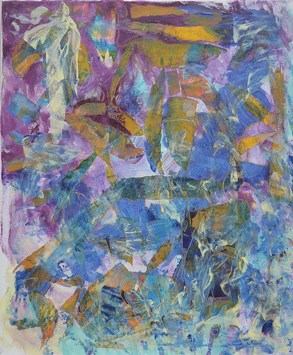 Aleksandra Durman 'Zing' (Acrylics on Canvas 60 x 50 cm) 2021