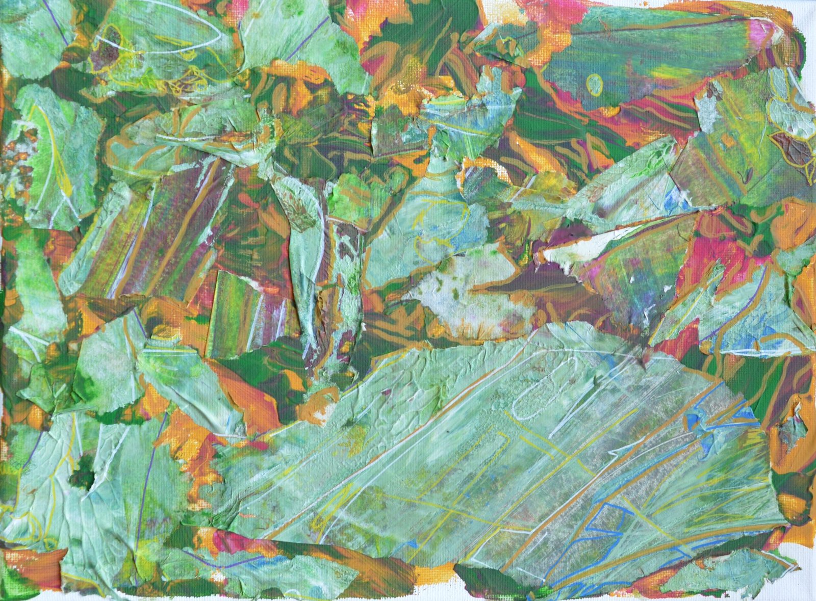 Aleksandra Durman 'Robot Hiccups' (Acrylics on Canvas 23 x 30 cm) 2022