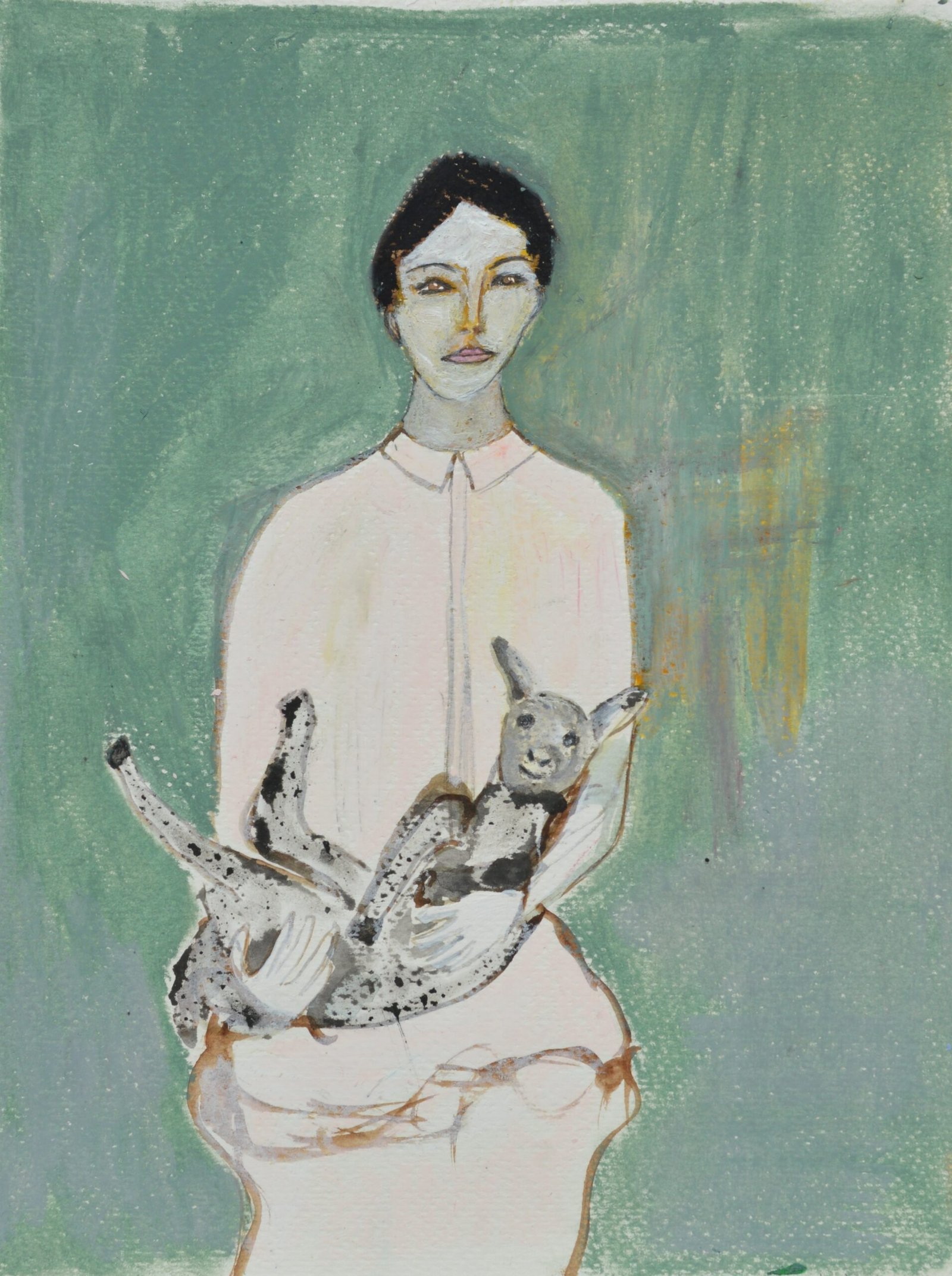 Aleksandra Durman 'Cool As Air' (Acrylics & Watercolours on Paper 30 x 20 cm) 2011