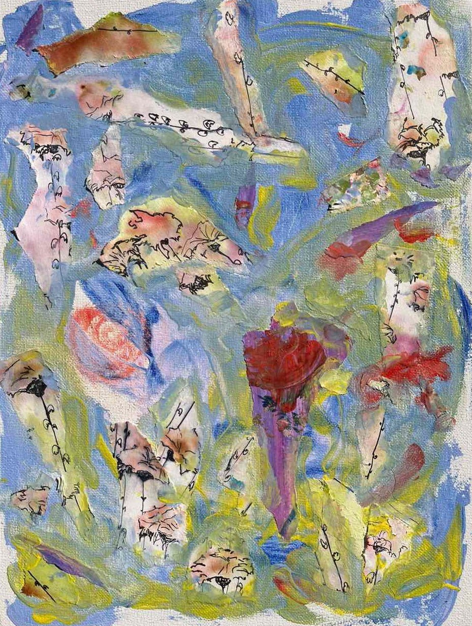 Aleksandra Durman 'Tito's Punks' (Acrylics on Canvas 40 x 30 cm) 2023