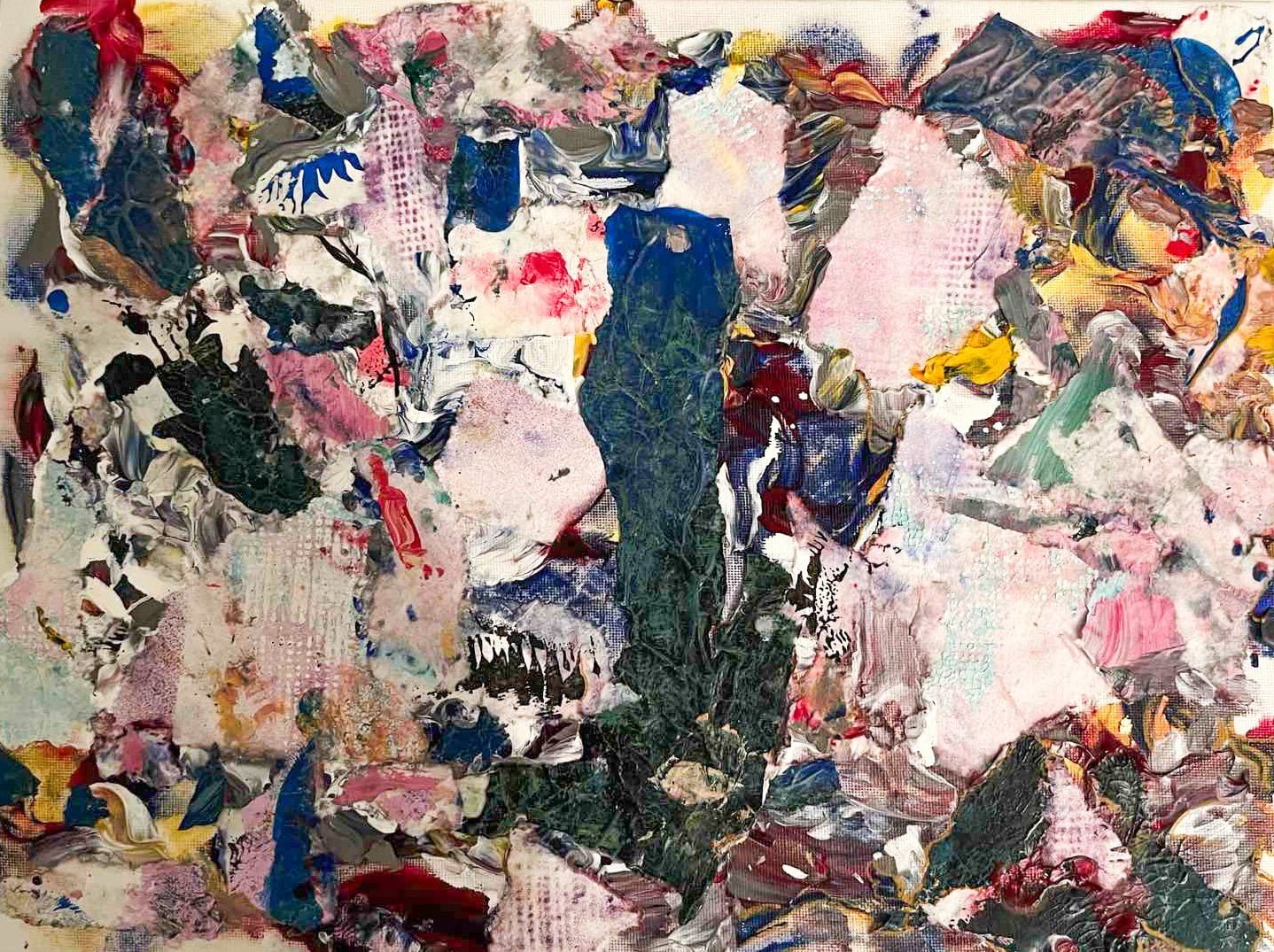 Aleksandra Durman 'Honorificabilitudinitatibus' (Acrylics & Paper on Canvas) 2024