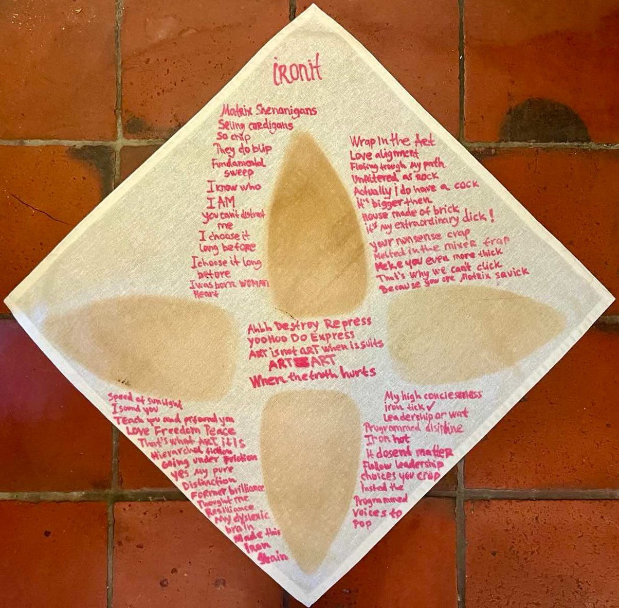 Aleksandra Durman - Ironit (Napkin) 2024